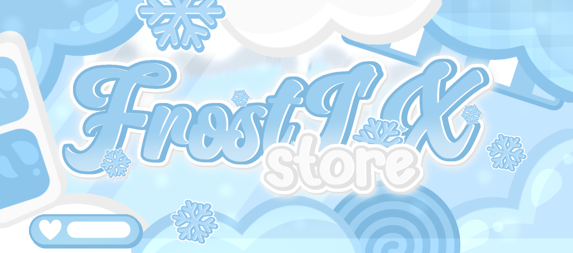 Frost'ix Store — banner de boas-vindas